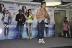 Kriti Sanon and Tiger Shroff celebrate World Dance day during the promotion of upcoming film Heropanti on 28th April 2014
